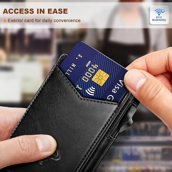 BULLIANT Men Wallet, Money Clip Wallet Slim