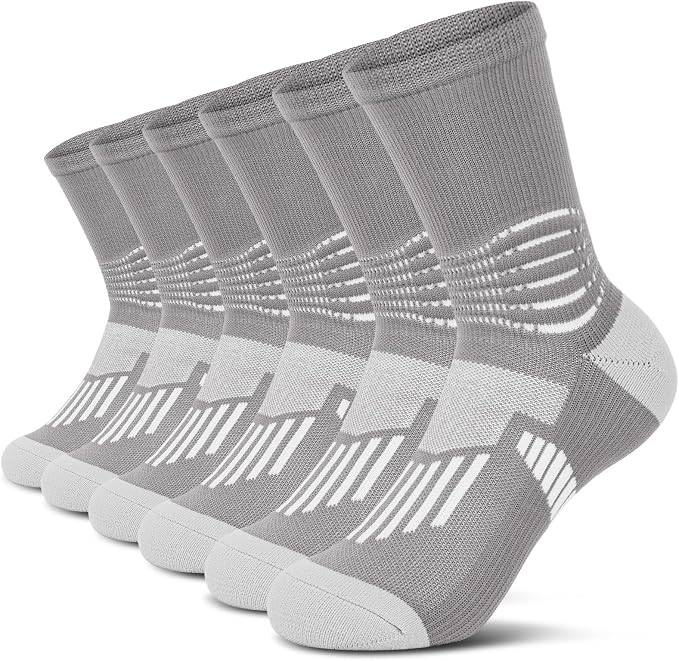 IRAMY Crew Compression Socks Athletic Running Socks