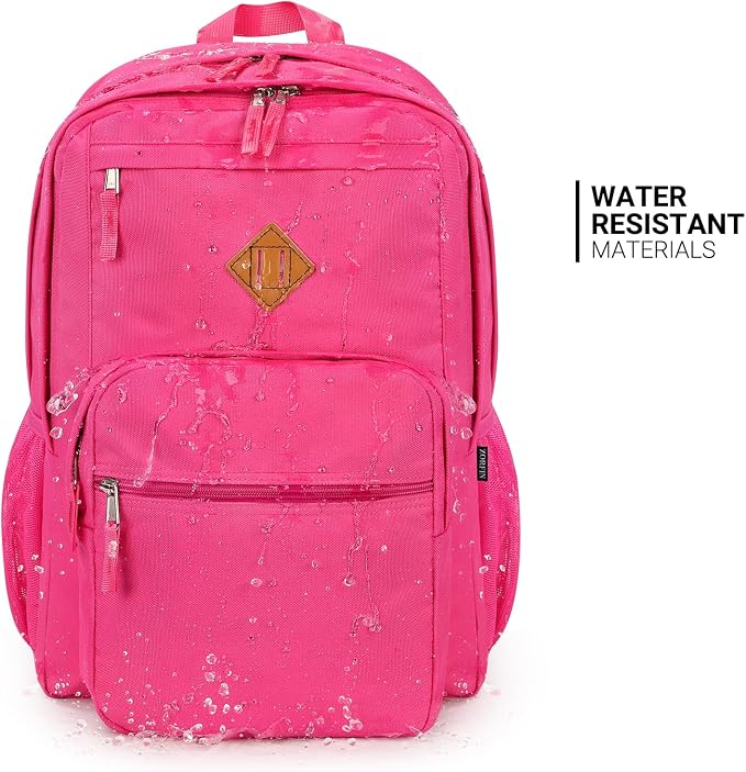 ZORFIN 26L Backpack for College, and Travel: Water Resistant Bookbag