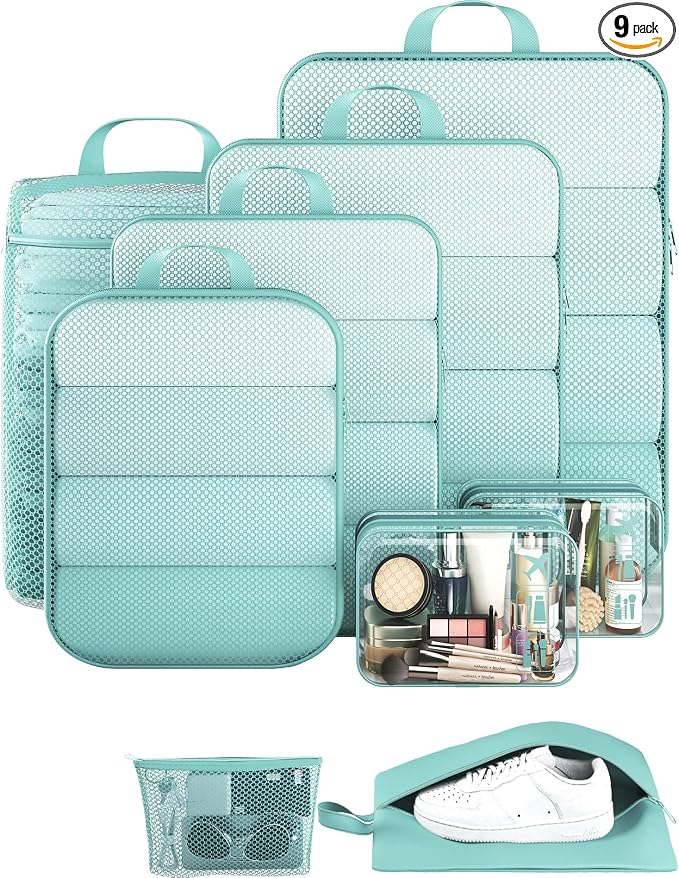 Veken 9/11 Set Compression Packing Cubes