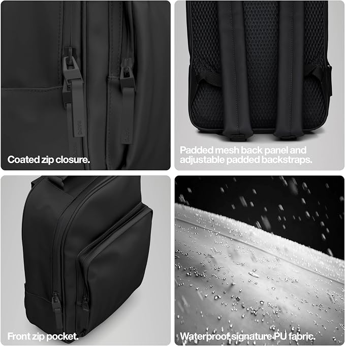 RAINS Regular Book Daypack, Laptop Bag, Waterproof, 2 Year Warranty