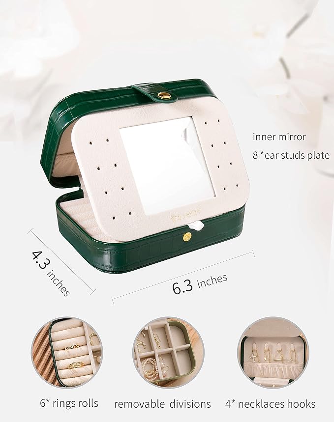 S.Leaf Mini Travel Jewelry Case