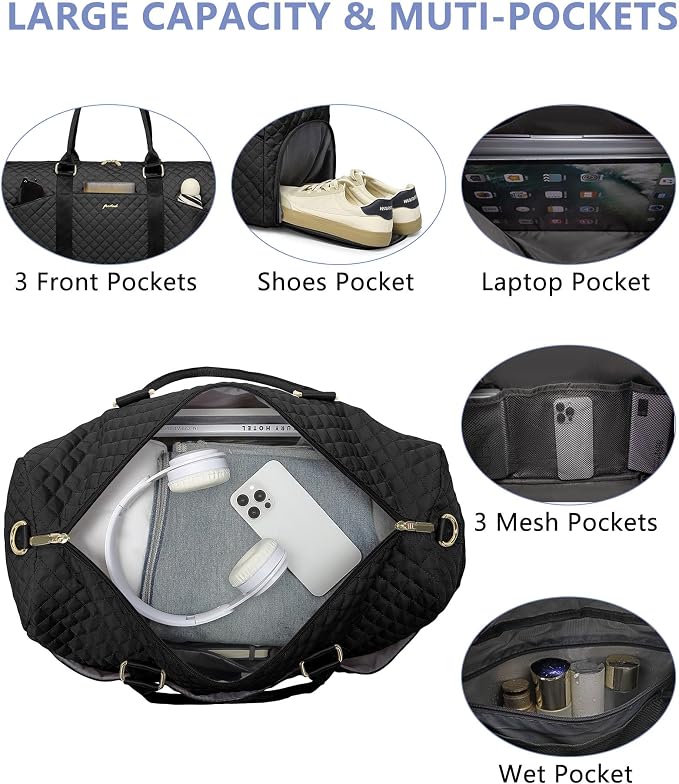 Weekender Travel Duffle Bag for Women