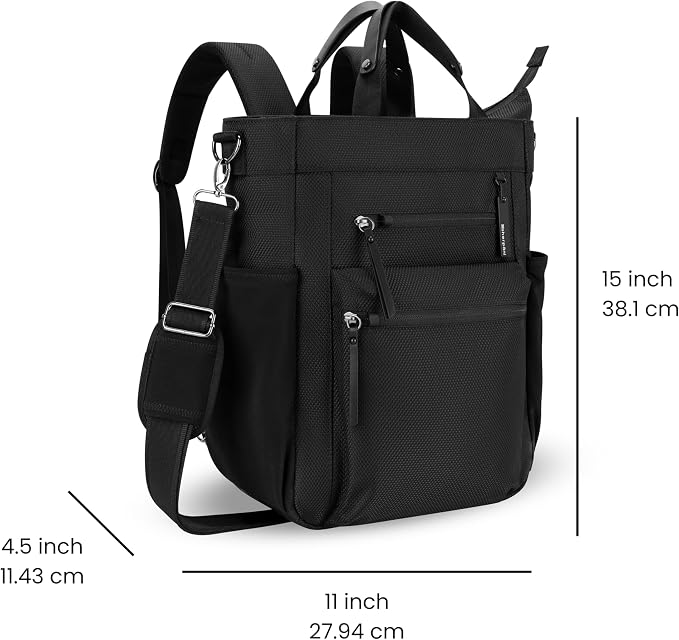 Sherpani Soleil, Anti Theft Convertible Backpack, 3 in 1 Tote Bag, Cross Body
