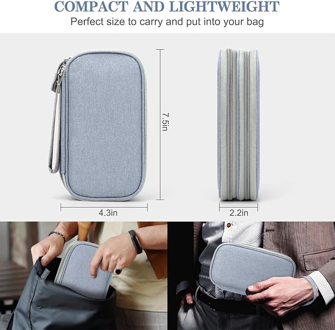 FYY Electronic Organizer, Travel Cable Organizer Bag Pouch Electronic