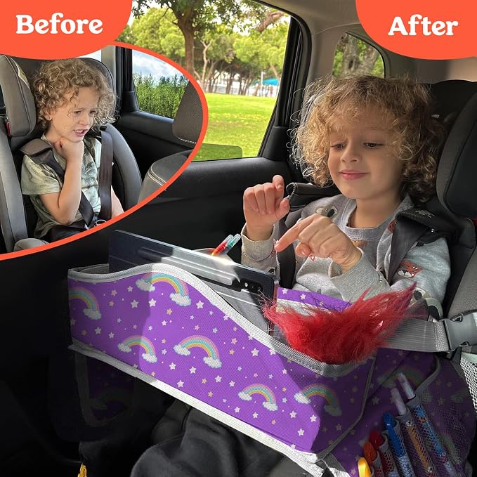 PILLANI Kids Travel Tray for Car