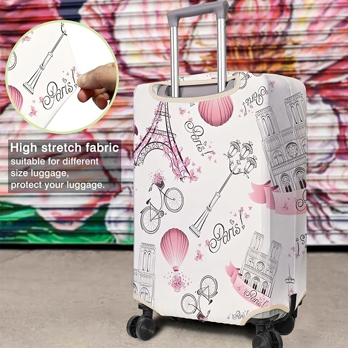 Travel Luggage Cover Suitcase Protector Fits 18-32 Inch Wheel Covers