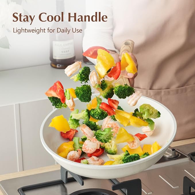 SENSARTE Nonstick Ceramic Frying Pan Skillet