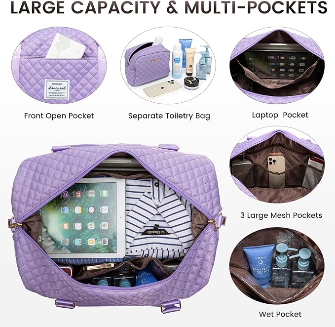 LOVEVOOK Travel Duffle Bag, Weekender Bags