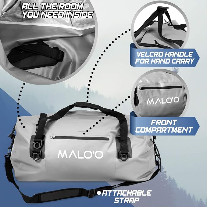Malo'o Waterproof Roll-Top Duffel - 100L - Keep Gear Dry