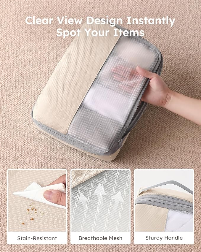 4 Set Compression Packing Cubes