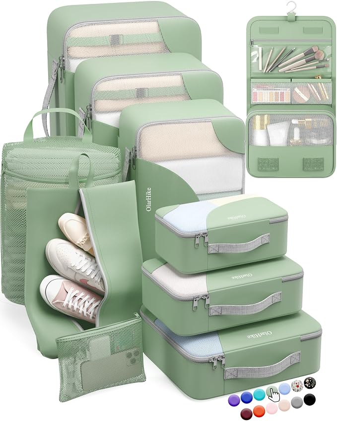 ALL INCLUDED 10 Set Durable Packing Cubes