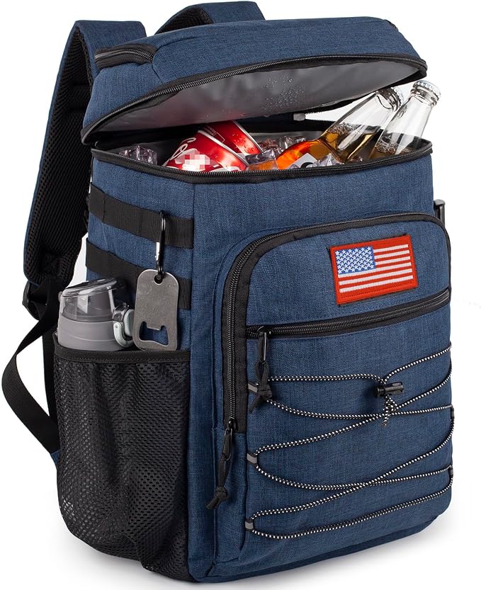 Tactical Backpack Cooler, 25L Cooler Backpack Insulated Leak-Proof, Heavy Duty