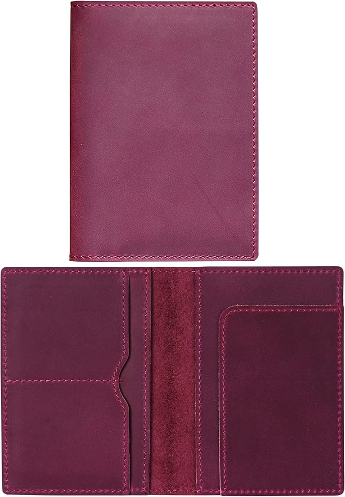 HIFA Leather Passport Holder, Handmade Passport Cover