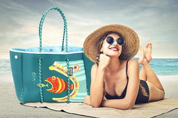 QOGiR Neoprene Multipurpose Beach Bag Tote