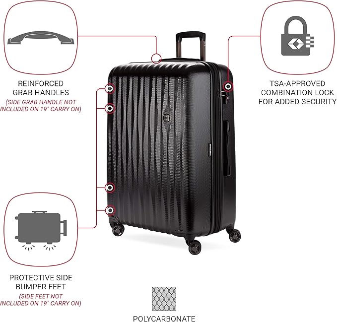 SwissGear 7272 Energie Expandable Hardside Luggage