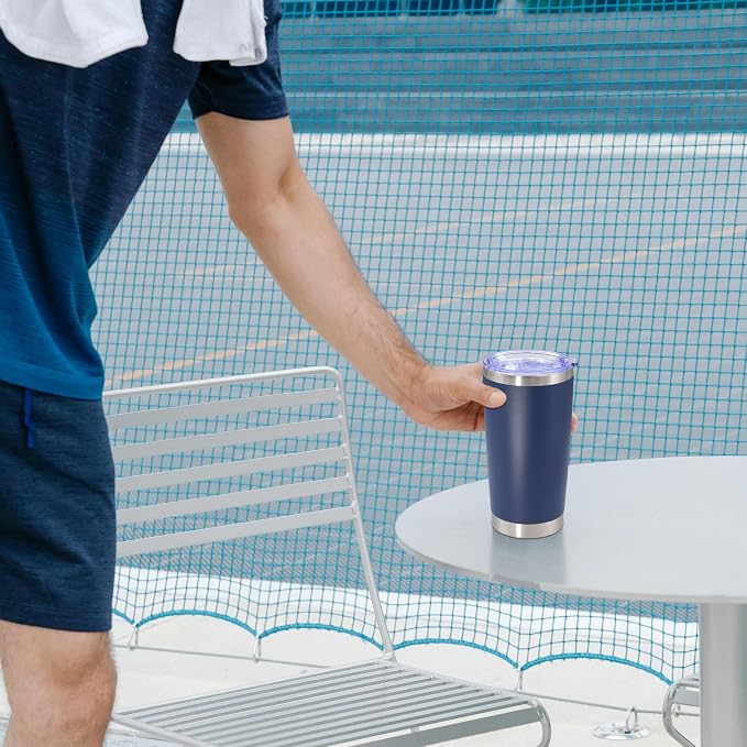 20 oz Tumbler with lid Double Wall Vacuum Insulated Tumblers Stainless Steel