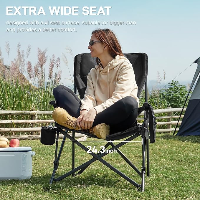 EVER ADVANCED Oversized Folding Camping Chair