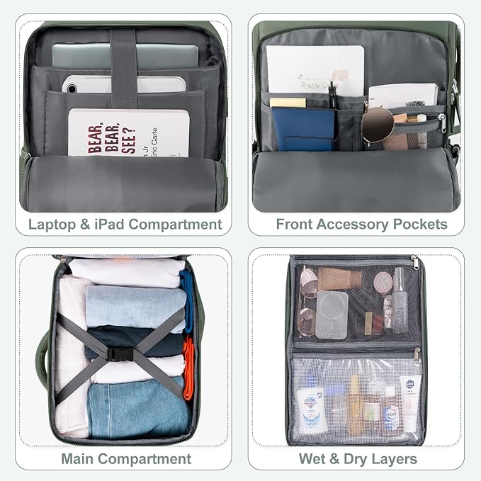 Travel Backpack, Carry on Flight Approved Backpack