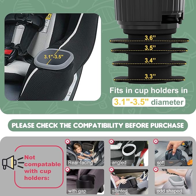 Upgraded Car Seat Tray for Kids Car Seat Tray