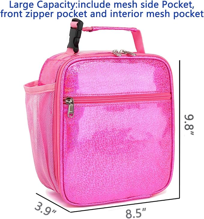 FlowFly Kids Lunch box Insulated Soft Bag Mini Cooler Back to School Thermal
