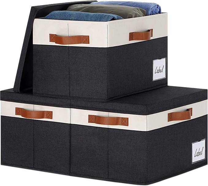 GhvyenntteS Large Storage Bins