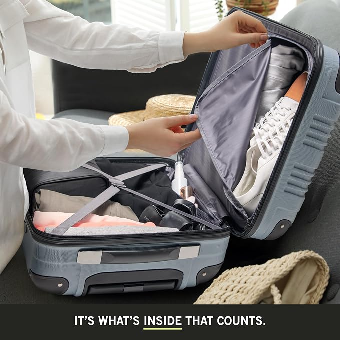 Kenneth Cole REACTION Out of Bounds Lightweight Hardshell 4-Wheel Spinner