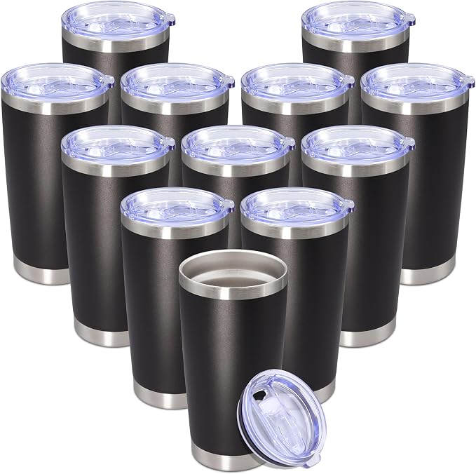 20 oz Tumbler with lid Double Wall Vacuum Insulated Tumblers Stainless Steel