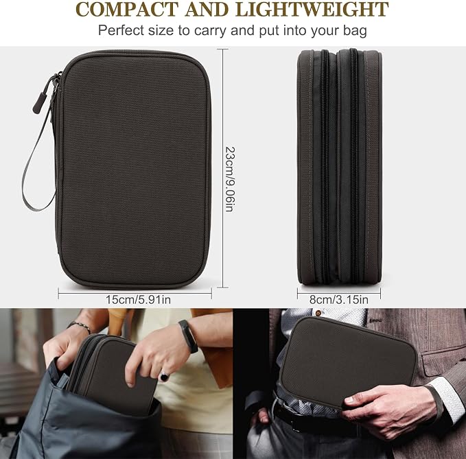 FYY Electronic Organizer, Large Travel Cable Organizer Bag Pouch Electronic
