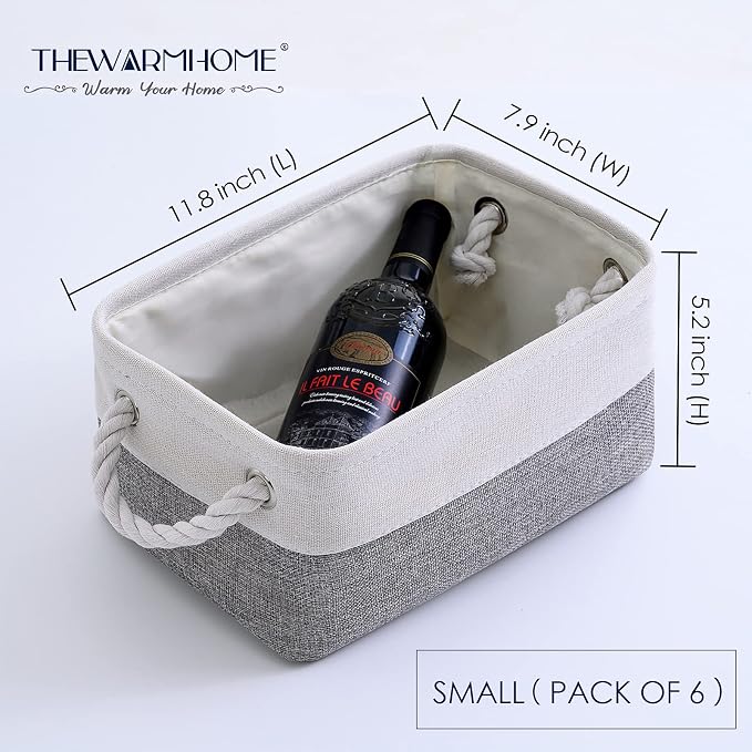 TheWarmHome Small Storage Baskets
