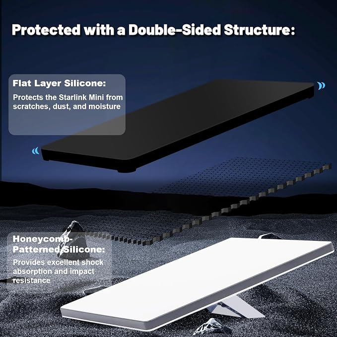 Starlink Mini Protective Cover Case, Starlink Mini Accessories Silicone