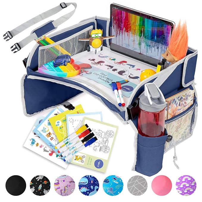 PILLANI Kids Travel Tray for Car