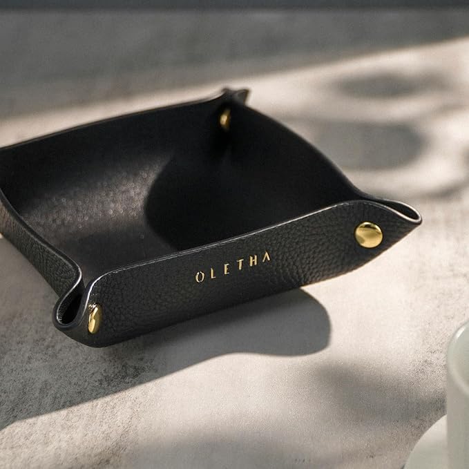 OLETHA Small Foldable Valet Tray