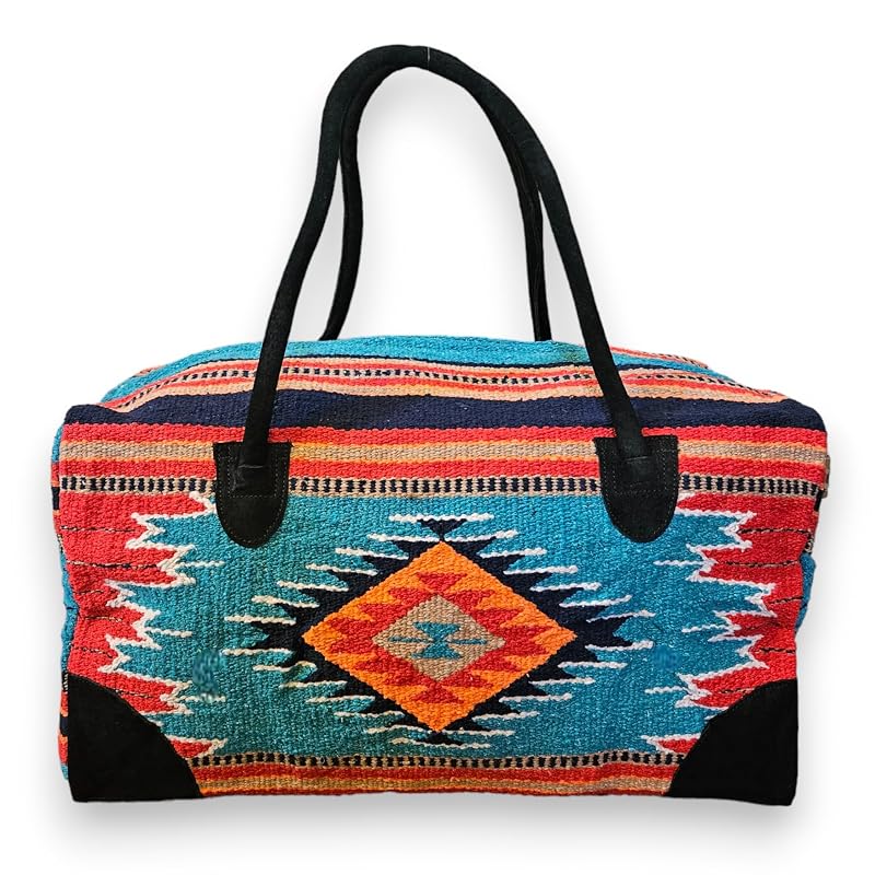 Southwestern Large Weekender Travel Bag Western Duffle Bag Boho Travel Bag