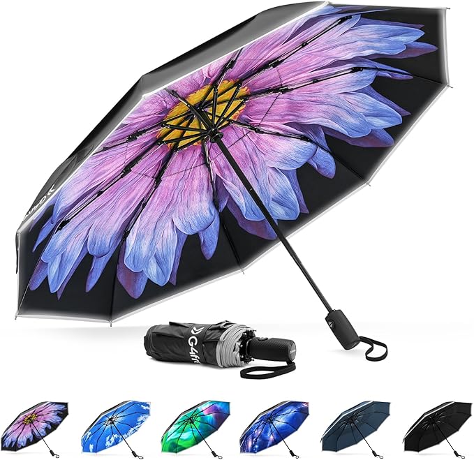 G4Free 42 Inch Eco Windproof Folding Umbrella