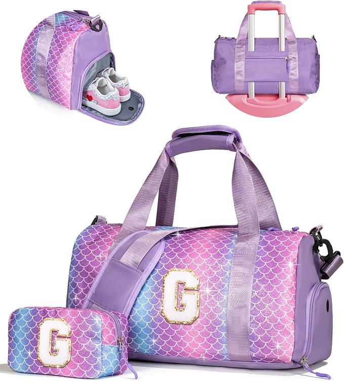 Gifts for 4 5 6 7 8 9 10 Year Old Girls-Girl Gym Bag