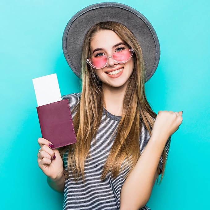 HIFA Leather Passport Holder, Handmade Passport Cover