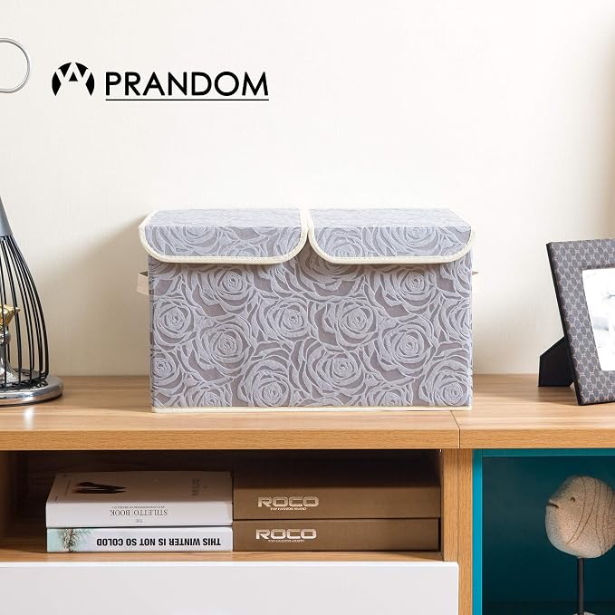 PRANDOM Large Foldable Storage Bins