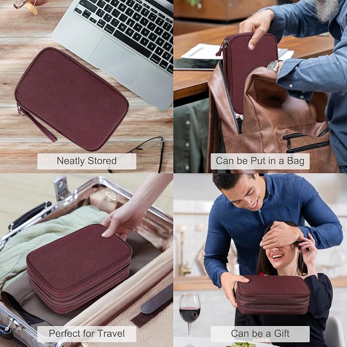 FYY Electronic Organizer, Large Travel Cable Organizer Bag Pouch Electronic