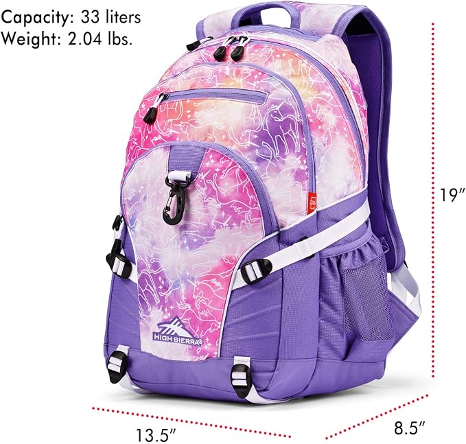 High Sierra Loop Backpack, or Work Bookbag