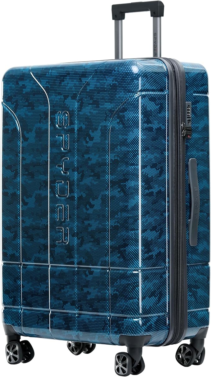 Spyder Matrix 29 Inch Large Checked Luggage Expandable Hardside Upright Suitcase
