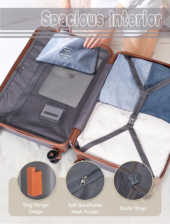 Luggage Sets 5 Piece, Suitcases