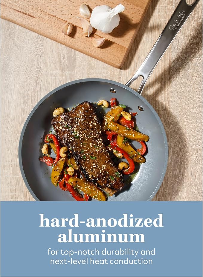 Sur La Table Kitchen Essentials Cool Commune Hard Anodized 10 Piece PFA Free