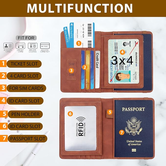 Melsbrinna Rfid Passport Holder