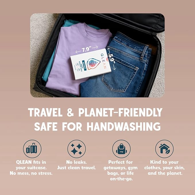 Laundry Detergent Sheets – Travel-Friendly, HE & Standard Washer Safe,