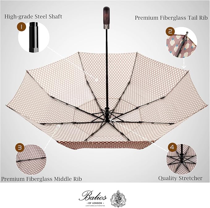 Balios Travel Folding Umbrella