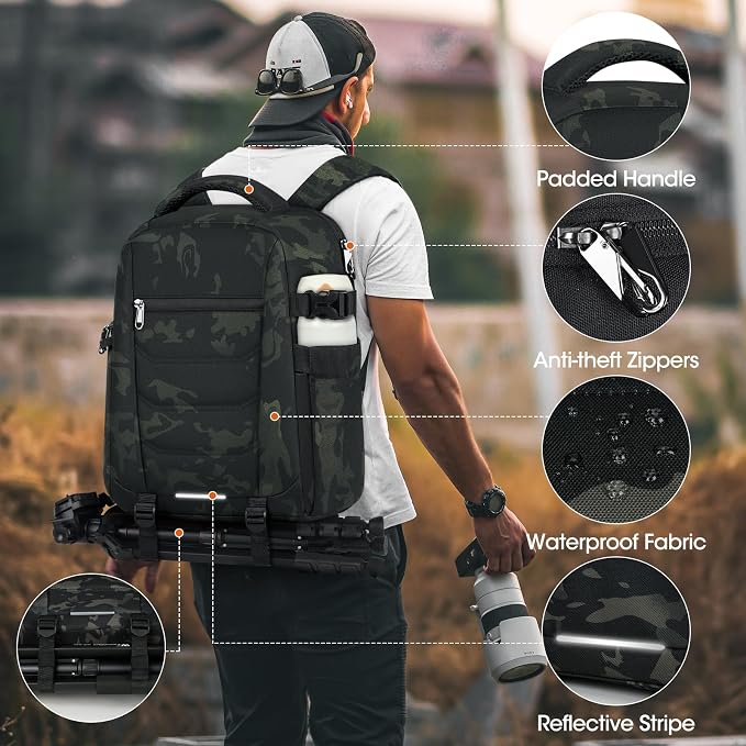 SDYSM Camera Bag Backpack Professional