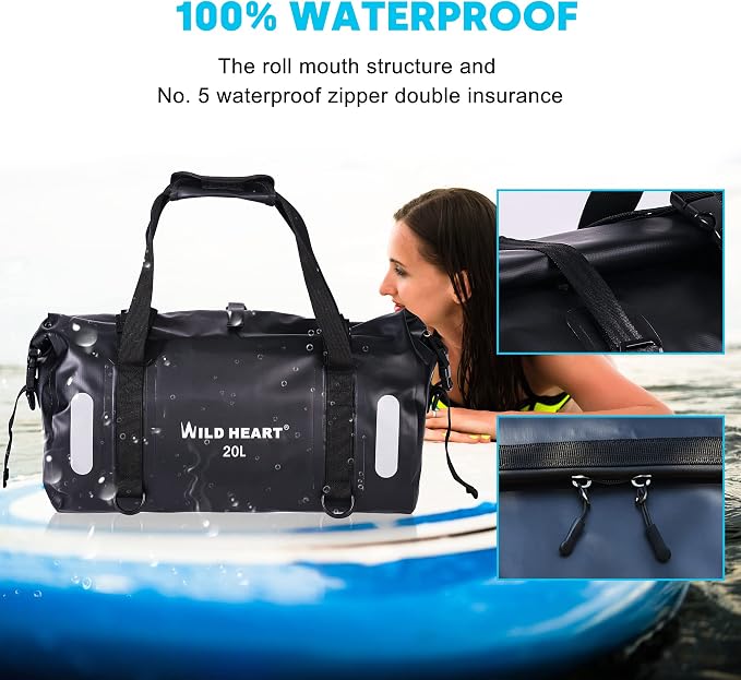 WILD HEART Waterproof Bag Duffel Bag 20L 30L 40L
