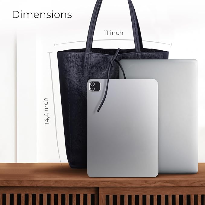 Italian Calf Leather Tote for Women