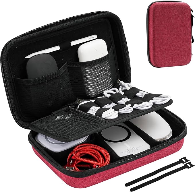 ProCase Hard Travel Electronic Organizer Case